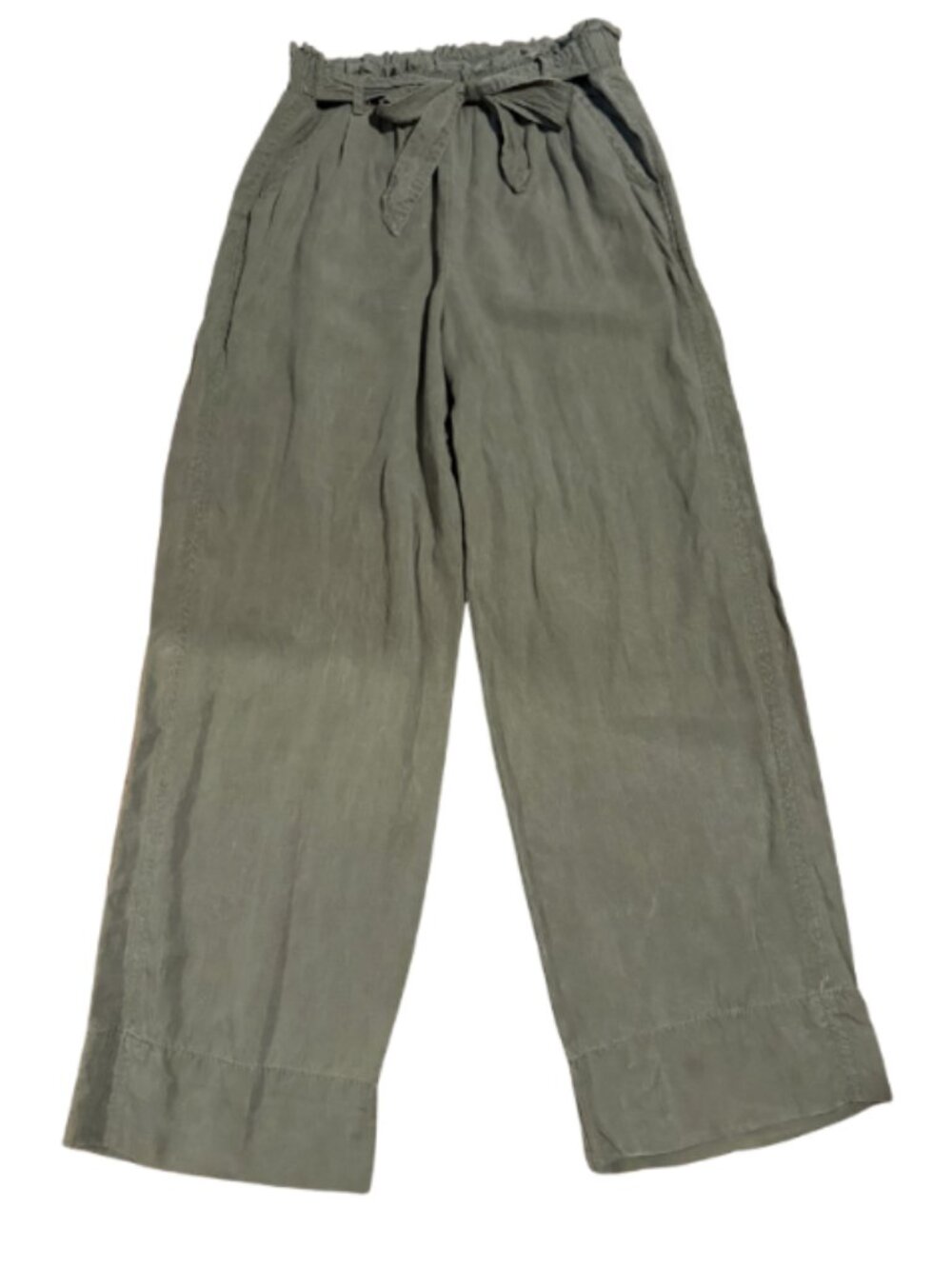 Knox Rose Olive Green Wide-Legged Pants